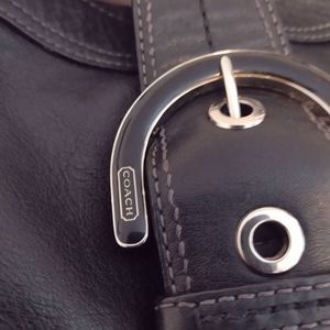 Vintage Black Coach Handbag